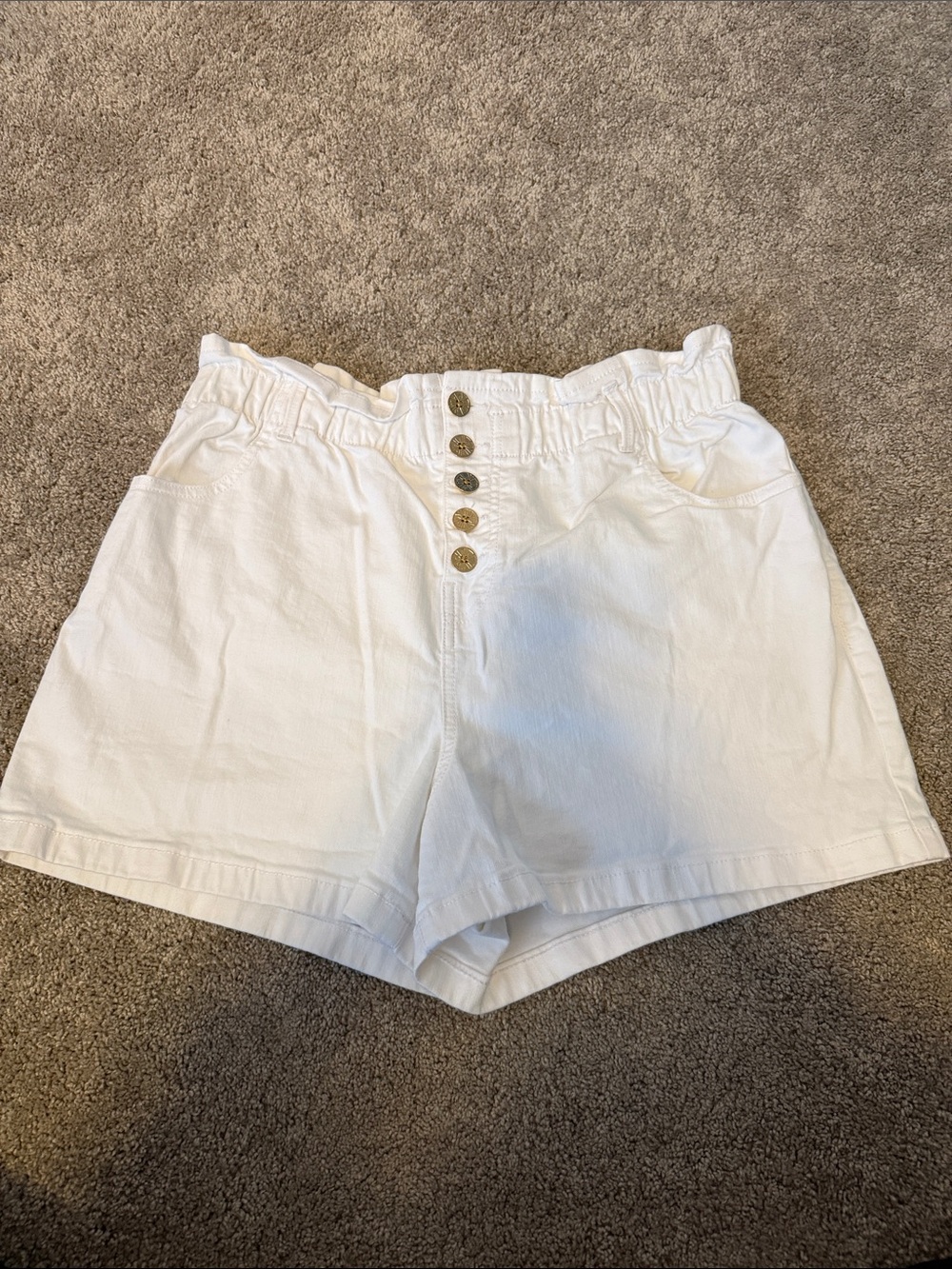 Lilly Pulitzer white Neva High-Rise Stretch short- size 14